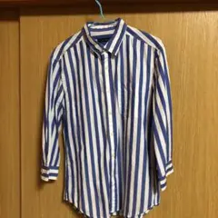 7分丈　ストライプシャツ チェックシャツ