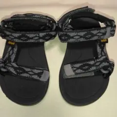 Teva キッズサンダル ブラック/グレー13Cm