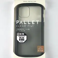【残り1点】　iPhone12ProMax 耐衝撃 クリア 透明 黒 ブラック
