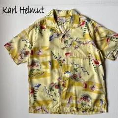 Karl Helmut カールヘルム アロハシャツ オープンカラー 金魚