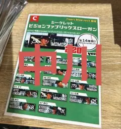 阪神タイガース SGL限定 シークレット ビジョンファブリックスローガン 中川