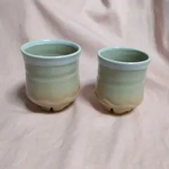 Ｓ７４　蓋置　『萩焼』『増野陶花造』『三ツ葉蓋置』　共箱　茶道具 S74 蓋置 『萩焼』『増野陶花造』『三ツ葉蓋置』 共箱 茶道具