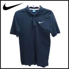 ★美品★ ナイキ【Nike】 ゴルフ ポロシャツ 黒　綺麗な状態です
