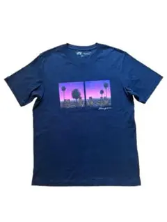 ユニクロ × Hiroshi NagaiコラボTシャツ M ネイビー 夜景