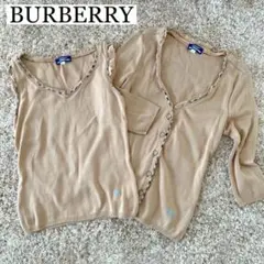 美品✨【BURBERRY】バーバリーブルーレーベル チェック アンサンブル