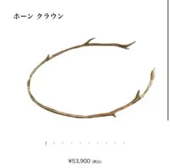 PLUIE プリュイ ホーンクラウン