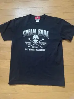 CREAM SODA Tシャツ L ブラック　中古　美品