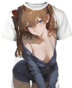新品未使用✨ アスカ・ラングレー Tシャツ 白 ホワイト エヴァンゲリオン
