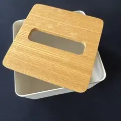 山崎実業　tower RIN ティッシュケース　ハーフサイズ