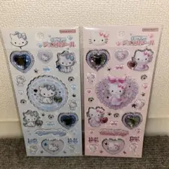 【新品2セット】サンリオ キラキラジュエルシール チャーミーキティ ハローキティ