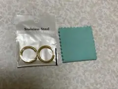 【１ペア】フープピアス リングピアス シンプル 両耳用 メンズ レディース