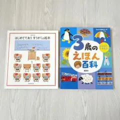 3歳のえほん百科、はじめてであうすうがくの絵本　２冊セット