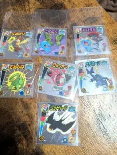 ポケモン　シール烈伝　7枚セット　美品