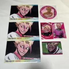 ブルーロック　士道龍聖　ポストカード　コースター　カード
