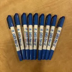 新品未使用ZEBRA チェックペンα WYT20-BL 青 9本