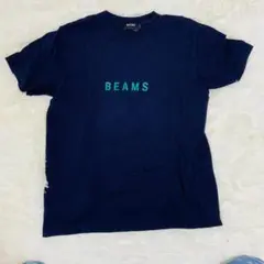 BEAMS / ビームス 半袖Tシャツ ネイビー Sサイズ ロゴ