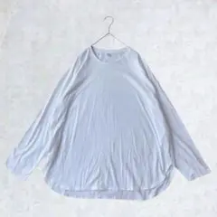 ユニクロ【3XL】長袖Tシャツ ロンT ゆったり 大きい 5486