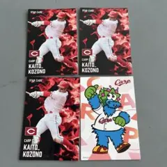 2025年　プロ野球チップス　カルビー　広島東洋カープ　小園海斗　スラィリー