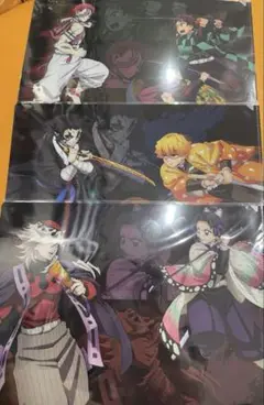 【新品】鬼滅の刃 無限城編 映画 激闘クリアファイル 3枚セット