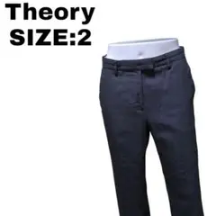 Theory 日本製 クロップドパンツ SIZE:2 美品 グレー 古着