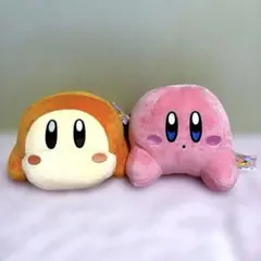 星のカービィ いっしょにねんねカービィとワドルディBIGぬいぐるみ 2点