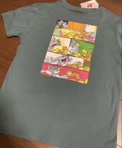 超激レア 漫画柄 刺繍 トムとジェリー Tシャツ 半袖 スウェット シャツ