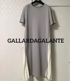 GALLARDAGALANTE ガリャルダガランテ サイドプリーツワンピース