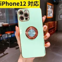 iPhone12 対応◆ソフトケース◆ミントブルー◆即購入OK◆匿名配送