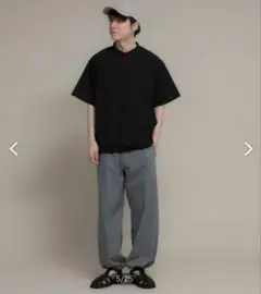 『ユニセックス』Uiscel　4WAYストレッチヘンリーネックプルオーバー