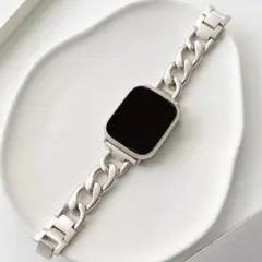 Apple watch チェーンベルト バンド スターライト 42~49mm