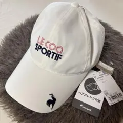 【新品】LE COQ SPORTIF キャップ　ホワイト