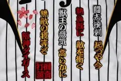 六甲おろし 颪 2番１ 刺繍 ワッペン おまけ付 阪神 タイガース 応援歌