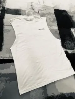 RVCA ホワイト ノースリーブ Tシャツ XS