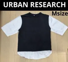 【美品】URBAN RESEARCH カラーブロック Tシャツ 38 Mサイズ