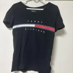 TOMMY HILFIGER ブラック Tシャツ XS 半袖
