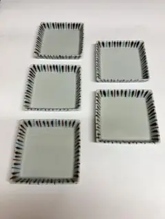 白　角皿　小　5枚セット