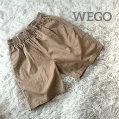 WEGO＊ハーフパンツ チノ トレンド カジュアル 夏秋 無地 お洒落 人気