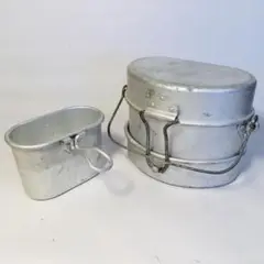 ■希少■イタリア軍 メスキット 3ピースu0026カップ コンプリートセット■クッカー6