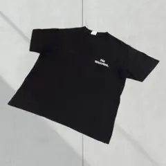 2837【TRUSS】Tシャツ　半袖　ビッグロゴ　黒　Ｍ　春夏　カジュアル