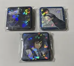 鬼滅の刃 モクテル くじ ロト　⭐︎冨岡義勇⭐︎ グリッター缶バッジ　3点セット