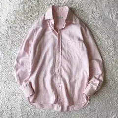 ギィローバー 美品 guy rover ワイドカラーシャツ 40 ピンク