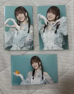乃木坂46 ミニ生写真　金川紗耶 ネーブルオレンジ　3枚コンプ