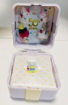 サンリオ　ゆめきゅんリングBOX いちご新聞50周年　あひるのペックル　指輪