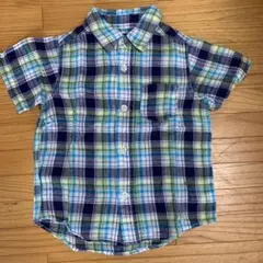 半袖チェックシャツ 半袖シャツ　babyGAP 95