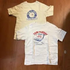トムとジェリー サンドイッチ Tシャツ 2枚セット　GU160