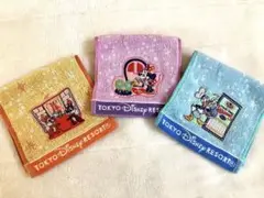 東京ディズニーリゾート キャラクタータオルハンカチ3枚セット