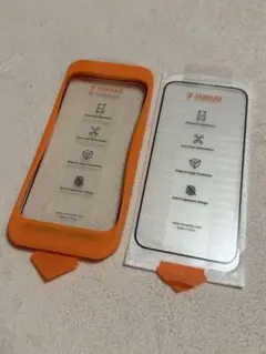 TORRAS iPhone15ProMax用ガラス保護フィルム米軍規格2枚