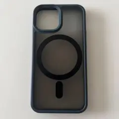 iPhone13mini専用　マグセーフ対応 透明ケース　ダークブルー