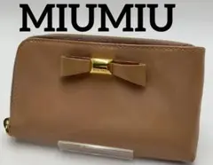 MIUMIU ミュウミュウ コインケース 小銭入れ L字ファスナー オシャレ