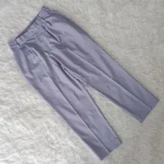 【イェッカヴェッカ】 (S) テーパードパンツ センタープレス パステルカラー